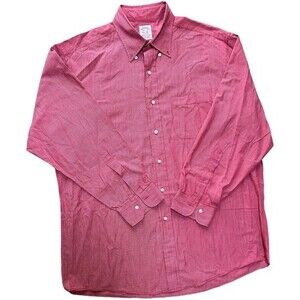 BROOKS BROTHERS Men’s Long-Sleeved Button-Down Size 16.5-3